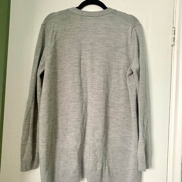 COS Wool Oversized Cardigan, Light Grey M - Picture 3 of 6